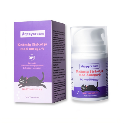 Happycream™ - Krämig fiskolja för katt