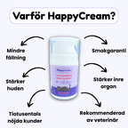 Happycream - God kräm som stärker hälsan och minskar fällning