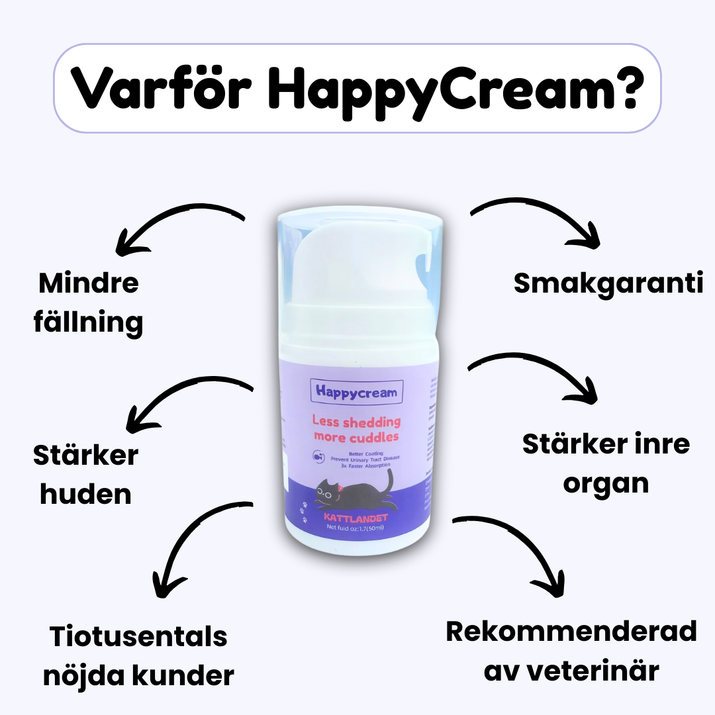 Happycream™ - God kräm som stärker hälsan och minskar fällning