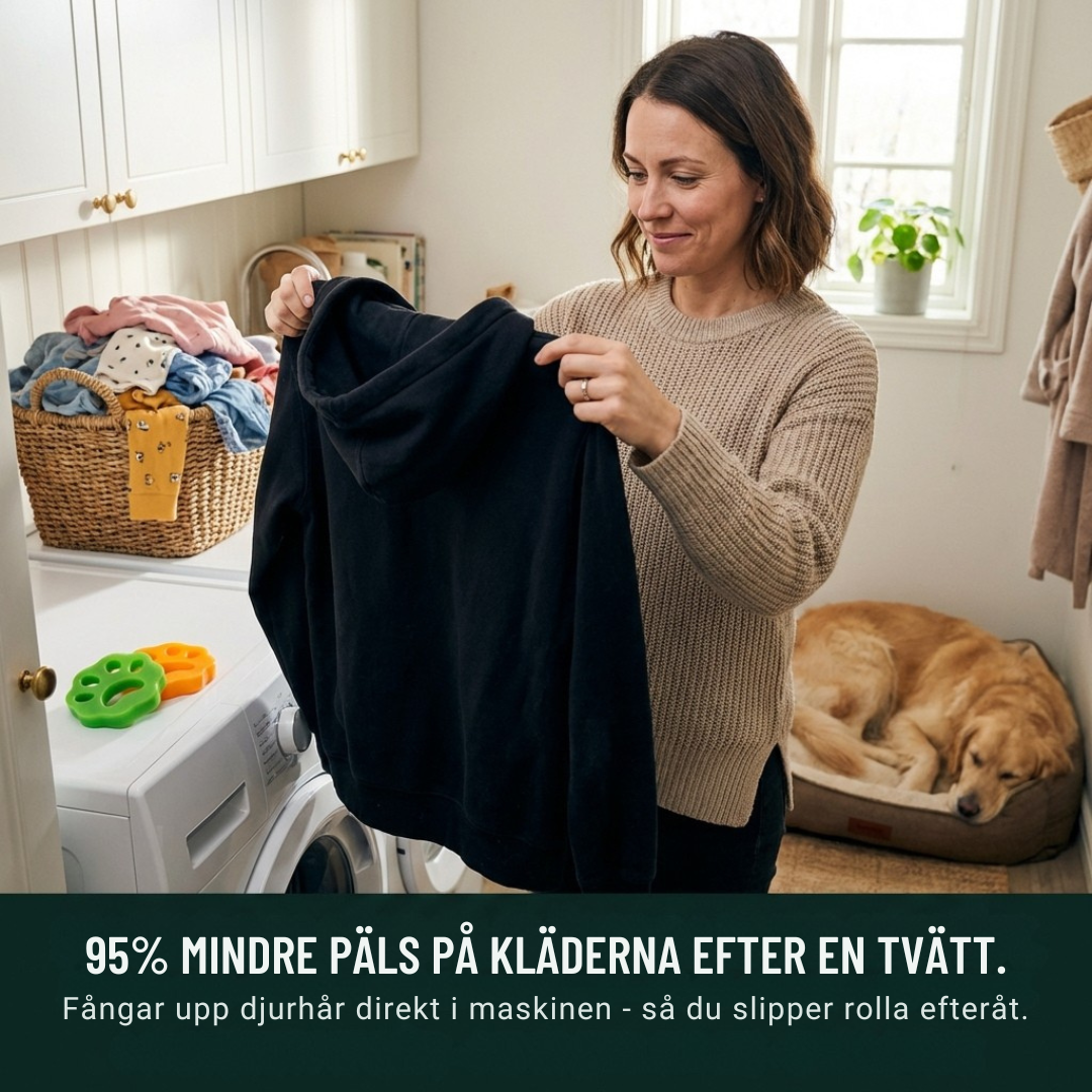 FURPAW - 2st Hårbortagningtassar till tvättmaskinen