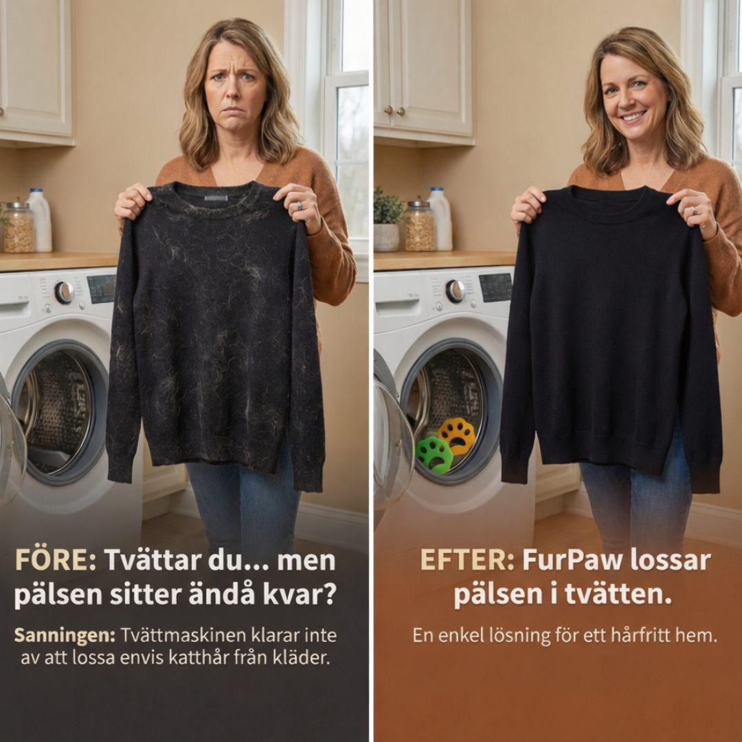 FURPAW - 2st Hårbortagningtassar till tvättmaskinen