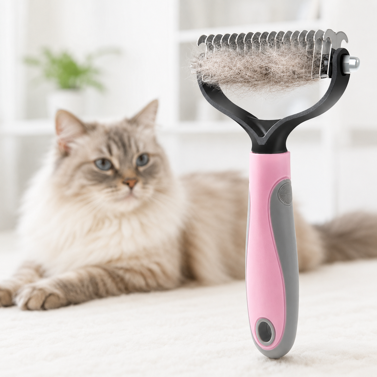 PowerBrush™ – Pälsborste för tovor & underull