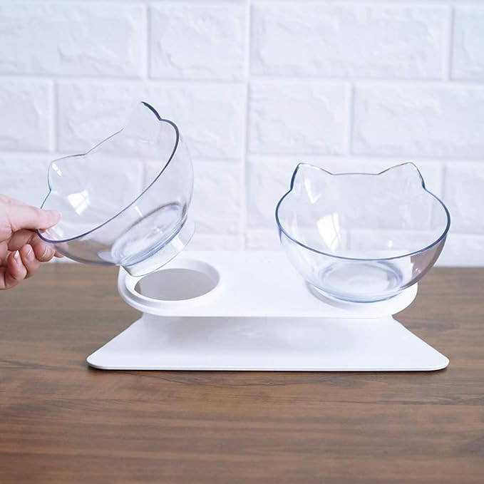 ERGO FEEDER DUBBLE - Ergonomiska matskålar