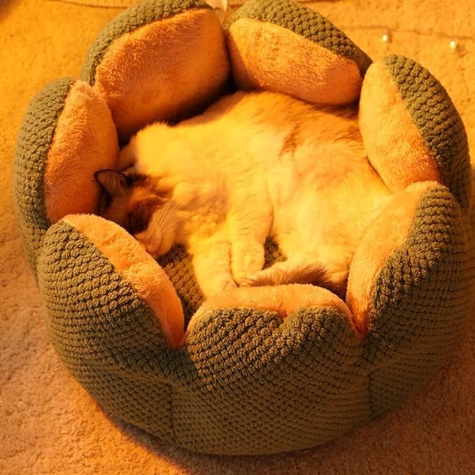 Flowerbed - Mjuk rymlig kattsäng