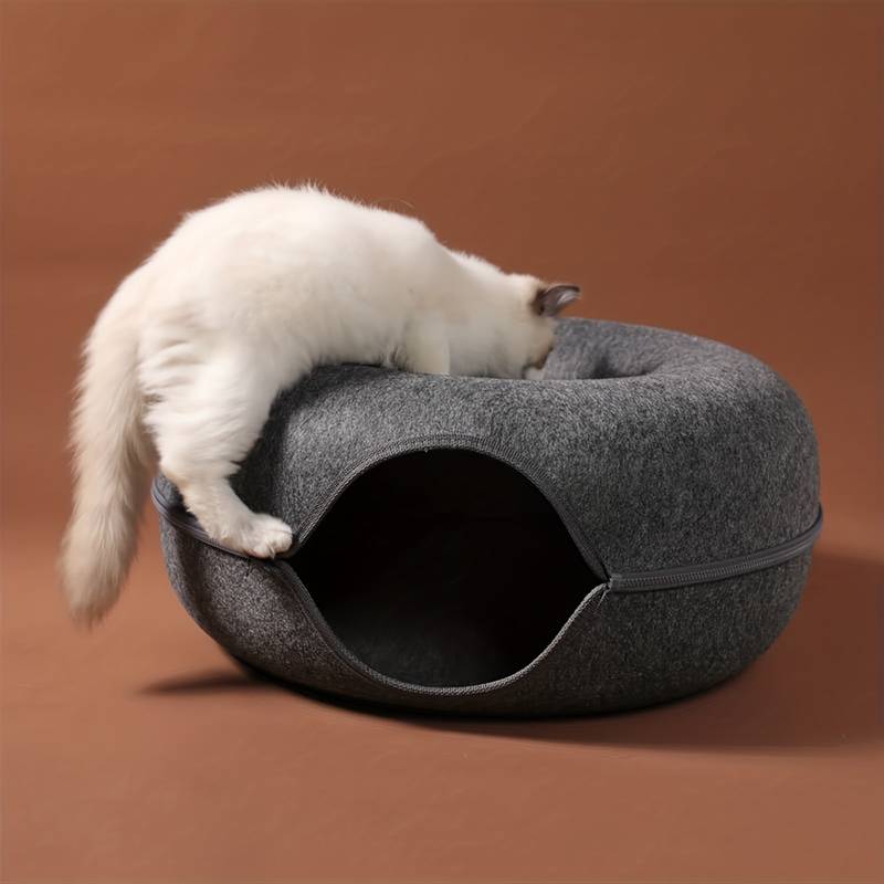 Cozydonut - Rund mysig kattkoja