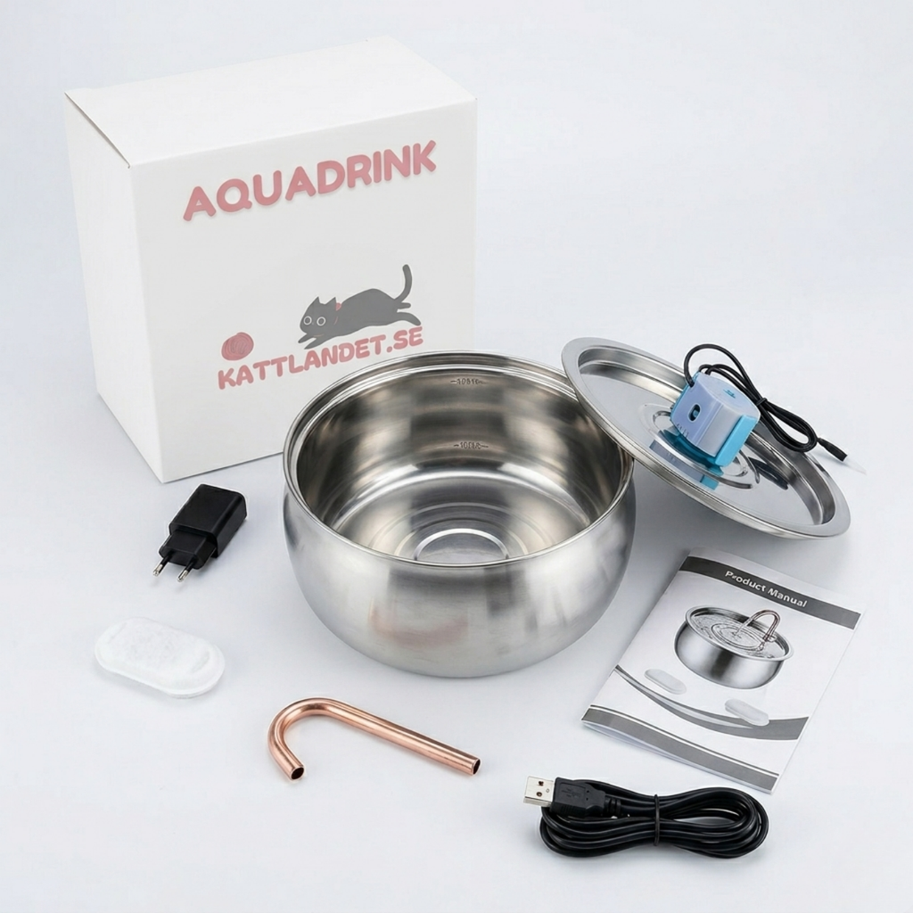 Aquadrink™ - Marknadens bästa katt vattenfontän