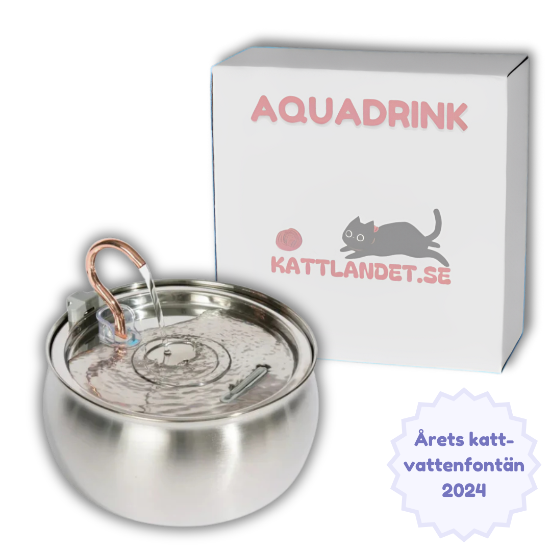 Aquadrink - Marknadens bästa katt vattenfontän