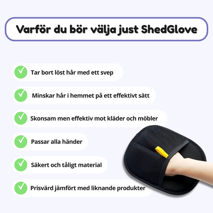 ShedGlove™- Få bort allt hår med ett svep