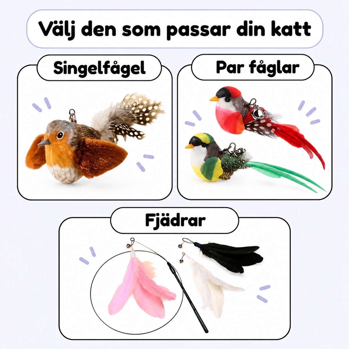 Swiftie™ – Jaktleksak som väcker kattens jaktinstinkt