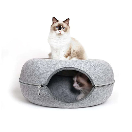 Cozydonut - Rund mysig kattkoja