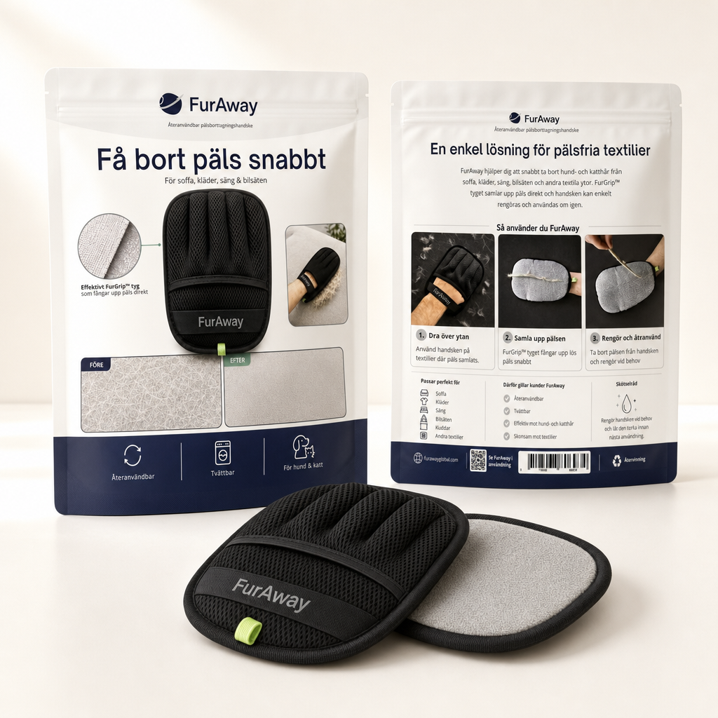 FurAway™ – Pälsborttagare för katthår