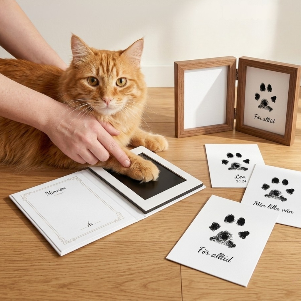 Foreverpaw - Ett minne för livet av din katts tassavtryck