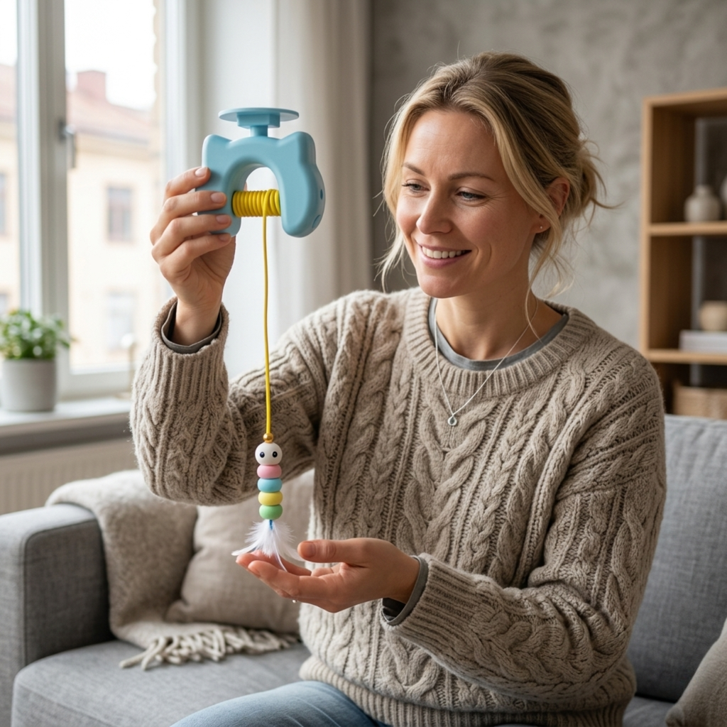 YoyoHunt™ - Den vertikala leksaken som väcker kattens jaktinstinkt