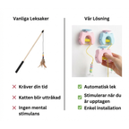 YoyoHunt™ - Den vertikala leksaken som väcker kattens jaktinstinkt